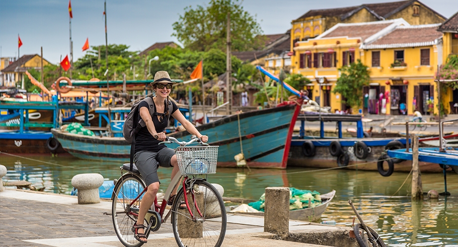 Biking in Hoi An, Vietnam